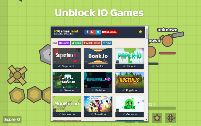 io Games unblocked
